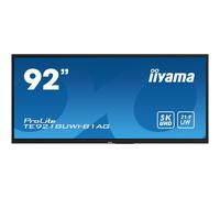 iiyama ProLite TE9218UWI-B1AG - 92" écran LCD rétro-éclairé par LED - signalétique numérique interactive - avec écran tactile (multi-touch) / capacité PC en option (slot-in) - 5K UHD (2160p) 5120 x 21