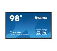 iiyama ProLite TE9812MIS-B3AG - 98" écran LCD rétro-éclairé par LED - signalétique numérique interactive - avec écran tactile (multi-touch) / capacité PC en option (slot-in) - 4K UHD (2160p) 3840 x 21
