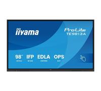 iiyama ProLite TE9813A-B1AG - Classe de diagonale 98" (97.5" visualisable) écran LCD rétro-éclairé par LED - signalétique numérique interactive - avec écran tactile (multi-touch) / capacité PC en opti