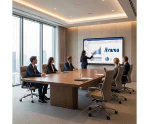 iiyama ProLite TE9813A-B1AG Écran Interactif 98'' Écran interactif professionnel très grand format de 98" avec résolution 4K UHD et Android 14, conçu