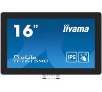iiyama ProLite TF1615MC-B1 16" Touchmonitor 16" IPS Moniteur, 1920 x 1080 Full HD, 60Hz, 25ms