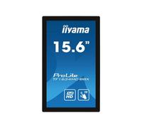 iiyama ProLite TF1634MC-B8X - Écran LED - 15.6" - cadre ouvert - écran tactile - 1920 x 1080 Full HD (1080p) @ 60 Hz - IPS - 450 cd/m² - 700:1 - 25 ms - HDMI, VGA, DisplayPort - noir, mat