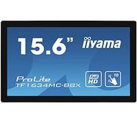 iiyama ProLite TF1634MC-B8X - Écran LED - 15.6" - cadre ouvert - écran tactile - 1920 x 1080 Full HD (1080p) @ 60 Hz - IPS - 450 cd/m² - 700:1 - 25 ms - HDMI, VGA, DisplayPort - noir, mat