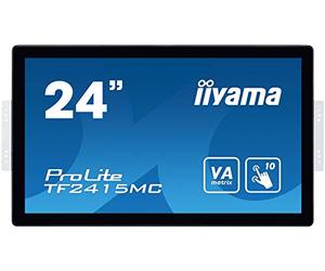 iiyama Prolite TF2415MC-B2 Moniteur à écran Tactile 60,5 cm (23.8") 1920 x 1080 Pixels Plusieurs Pressions Multi-utilisateur Noir