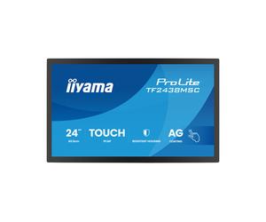 iiyama ProLite TF2438MSC-B2 Écran tactile PCAP+ DeepContrast de 23,8 pouces à 10 points de contact, doté d’un boîtier métallique robuste