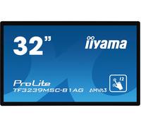 iiyama ProLite TF3239MSC-B1AG écran plat de PC 80 cm (31.5 ) 1920 x 1080 pixels Full HD LED Écran tactile Multi-utilisateur Noir