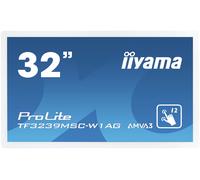 iiyama ProLite TF3239MSC-W1AG écran plat de PC 80 cm (31.5 ) 1920 x 1080 pixels Full HD LED Écran tactile Multi-utilisateur Blanc