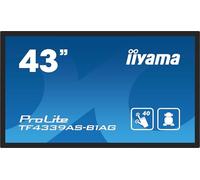 iiyama TF4339AS-B1AG affichage de messages Écran plat de signalisation numérique 108 cm (42.5') LED 500 cd/m² 4K Ultra HD Noir Écran tactile Intégré dans le processeur Android 24/7