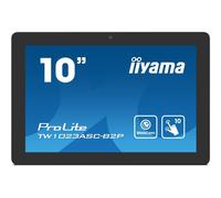 iiyama ProLite TW1023ASC-B2P - Écran LED - 10.1" - fixe - écran tactile - 1280 x 800 WXGA @ 60 Hz - IPS - 450 cd/m² - 1000:1 - 25 ms - HDMI - haut-parleurs - cadre noir avec finition mate