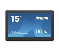 iiyama ProLite TW1523AS-B1P - Écran LED - 15.6" - fixe - écran tactile - 1920 x 1080 Full HD (1080p) - IPS - 450 cd/m² - 1000:1 - 30 ms - HDMI - haut-parleurs - noir, mat Mat G