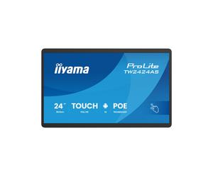 iiyama ProLite TW2424AS-B3P PC avec écran tactile PCAP 10 points de 24 pouces, équipé du système d'exploitation Android, de la technologie Power over Ethernet (PoE) et d'iiSignage².
