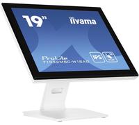 IIYAMA PROLITE WHITE PCAP Touch Moniteur tactile CEE: E (A - G) 48.3 cm (19 pouces) 1280 x 1024 pixels 5:4 14 ms HDMI™, DisplayPort, VGA, Audio-Line-in,