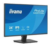 iiyama ProLite X2497HSU-B1 - Écran LED - 23.8" - 1920 x 1080 Full HD (1080p) @ 120 Hz - IPS - 350 cd/m² - 1500:1 - 4 ms - HDMI, DisplayPort - haut-parleurs - noir mat