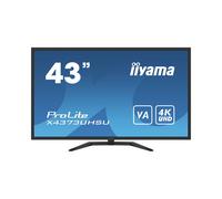 iiyama ProLite X4373UHSU-B1 écran plat de PC 108 cm (42.5") 3840 x 2160 pixels 4K Ultra HD Noir