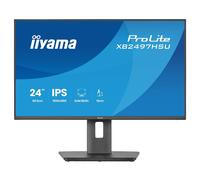 iiyama ProLite XB2497HSU-B1 - Écran LED - 24" (23.8" visualisable) - 1920 x 1080 Full HD (1080p) @ 120 Hz - IPS - 350 cd/m² - 1500:1 - 4 ms - HDMI, DisplayPort - haut-parleurs - noir, mat