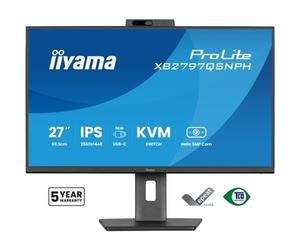 iiyama ProLite XB2797QSNPH-B1 - 27 QHD 16:9 1ms IPS webcam - HDMI, DP et USB-C (DP alt mode + PD 96W)