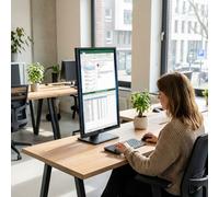 iiyama ProLite XB3270QSU-B1 Écran QHD 32'' Moniteur QHD IPS de 32 pouces avec fréquence 100 Hz, hub USB et support ergonomique pour les environnements
