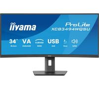iiyama ProLite XCB3494WQSU-B1 écran plat de PC 86,4 cm (34") 3440 x 1440 pixels UltraWide Quad HD LE