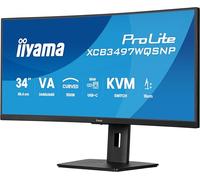 iiyama ProLite XCB3497WQSNP-B1 écran plat de PC 86,4 cm (34") 3440 x 1440 pixels UltraWide Quad HD LED Noir