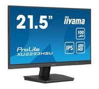 iiyama Prolite XU2293HSU-B7, 21,5" Ultra Mince, Dalle IPS, 1920x1080 @100Hz, 1ms, 300cd/m², 1000:1, Haut-parleurs, 1xDisplayPort, 1xHDMI, USB HUB (2x2.0), VESA 100x100, i-Style Colour, TCO