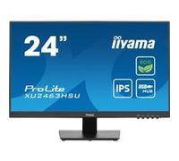 iiyama ProLite XU2463HSU-B1 - Écran LED - 24" (23.8" visualisable) - 1920 x 1080 Full HD (1080p) @ 100 Hz - IPS - 250 cd/m² - 1300:1 - 3 ms - HDMI, DisplayPort - haut-parleurs - noir, mat