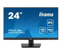 iiyama ProLite XU2493HSU-B7 - Écran LED - 24" (23.8" visualisable) - 1920 x 1080 Full HD (1080p) @ 100 Hz - IPS - 300 cd/m² - 1300:1 - 1 ms - HDMI, DisplayPort - haut-parleurs - noir mat