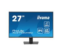 Iiyama ProLite XU2792UHSU-B6 Écran 27" 4K Ultra HD LED IPS 3840x2160 4ms 60Hz, Hub USB 3.2 Gen 1, HDMI 2.0, DisplayPort 1.2, VESA 100x100 Noir