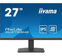 iiyama Prolite XU2793HS-B4 - LED Monitor - 27' - 1920 x 1080 Full HD (1080p) @ 75 Hz - IPS - 300 CD/m² - 1000:1-4 ms - HDMI, VGA, DisplayPort - Speakers - Matte Black