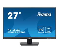 iiyama ProLite XU2793QS-B6 - Écran LED - 27" - 2560 x 1440 WQHD @ 100 Hz - IPS - 250 cd/m² - 1300:1 - 1 ms - HDMI, DisplayPort - haut-parleurs - noir, mat
