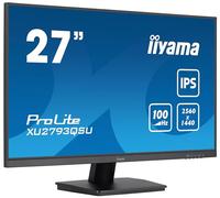 iiyama Prolite XU2793QSU-B7, 27" Ultra Mince, Dalle IPS, 2560x1440@100Hz, 1ms, 300cd/m², 1300:1, 1xHDMI, 1xDisplayPort, USB HUB (2x3.2), Haut-parleurs, VESA 100x100, i-Style Colour, TCO