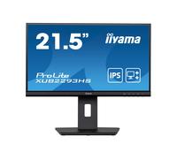 iiyama ProLite XUB2293HS-B3 Moniteur 21.5" IPS Full HD 1920x1080 75Hz, 3ms, HDMI/DisplayPort, Haut-parleurs, HAS 150mm, Pivot, Flicker-Free, Low Blue Light