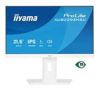 iiyama ProLite XUB2293HSU-W7 - Écran LED - 22" (21.5" visualisable) - 1920 x 1080 Full HD (1080p) @ 100 Hz - IPS - 250 cd/m² - 1000:1 - 1 ms - HDMI, DisplayPort - haut-parleurs - blanc, mat