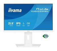 iiyama ProLite XUB2293HSU-W7 - Écran LED - 22" (21.5" visualisable) - 1920 x 1080 Full HD (1080p) @ 100 Hz - IPS - 250 cd/m² - 1000:1 - 1 ms - HDMI, DisplayPort - haut-parleurs - blanc, mat