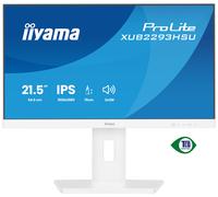 iiyama ProLite XUB2293HSU-W7 moniteur IPS 22 pouces avec design sans bordure sur trois côtés, concentrateur USB intégré, taux de rafraîchissement de 100 Hz et support réglable en hauteur