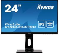iiyama Prolite XUB2492HSC-B1 Écran LED IPS Full HD (HDMI, DisplayPort, USB3.0, USB-C 65 W) Ultra Slim Line Réglage de la Hauteur Pivot, Noir