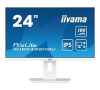IIYAMA XUB2492HSU-W6 24inch WHITE ETE IPS-panel 1920x1080 100Hz 15cm Height Adj. Stand Pivot 250cd/m Speakers HDMI