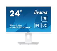 IIYAMA XUB2492HSU-W6 24inch WHITE ETE IPS-panel 1920x1080 100Hz 15cm Height Adj. Stand Pivot 250cd/m Speakers HDMI