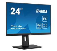 iiyama ProLite XUB2492QSU-B1 écran plat de PC 60,5 cm (23.8") 2560 x 1440 pixels Wide Quad HD LED Noir