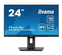 iiyama ProLite XUB2493HSU-B7 - Écran LED - 24" (23.8" visualisable) - 1920 x 1080 Full HD (1080p) @ 100 Hz - IPS - 250 cd/m² - 1300:1 - 1 ms - HDMI, DisplayPort - haut-parleurs - noir mat Noir mat G