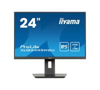 Iiyama ProLite XUB2495WSU-B7 Écran 24" IPS LED 1920x1200 4K Ultra HD 4ms 75Hz 178°/178° Hub USB 3.2 Gen 1 (3.1 Gen 1) VESA Noir