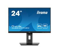iiyama ProLite XUB2497HSN-B2 Moniteur 24" IPS Full HD 1920x1080, USB-C Dock 65W, RJ45 LAN, Hub USB, HDMI 1.4, DisplayPort 1.2, Temps de Réponse 1ms