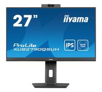 iiyama ProLite XUB2790QSUH-B1 - Écran LED - 27" - 2560 x 1440 QHD @ 100 Hz - IPS - 250 cd/m² - 1300:1 - 0.4 ms - HDMI, DisplayPort, USB-C - haut-parleurs - noir mat