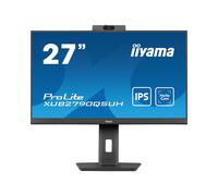 iiyama ProLite XUB2790QSUH-B1 Moniteur 27" QHD IPS LED 2560x1440 75Hz 0.4ms, Hub USB 3.2, HDMI/DP, HP, Webcam, Pied Réglable, VESA
