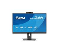 iiyama ProLite XUB2790QSUH-B2 moniteur IPS 27 pouces avec caméra Windows Hello intégrée, microphone et station d'accueil USB-C