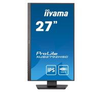 iiyama ProLite XUB2792HSC-B5 - Écran LED - 27" - 1920 x 1080 Full HD (1080p) @ 75 Hz - IPS - 250 cd/m² - 1000:1 - 4 ms - HDMI, DisplayPort, USB-C - haut-parleurs - noir, mat