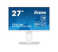 Iiyama ProLite XUB2792HSU-W6 Ecran LED 27" Full HD (1920x1080) IPS 0.4ms, 100Hz, 250cd/m², Hub USB 3.2 Gen 1, HDMI, DisplayPort, AMD FreeSync, Blanc