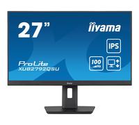 iiyama ProLite XUB2792QSU-B6 Écran QHD de 27" avec hub USB et multiples options d'ajustement, idéal pour les configurations multi-moniteurs.