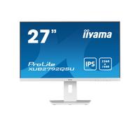 Iiyama ProLite XUB2792QSU-W5 - Écran 27" Wide Quad HD (2560x1440) LED IPS, 5ms, 75Hz, FreeSync, Hub USB, Blanc