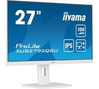 iiyama "ProLite XUB2792QSU-W6 écran plat de PC 68,6 cm (27"") 2560 x 1440 pixels Quad HD LED Blanc Moniteur " , EEC: F