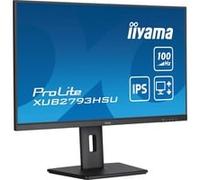 iiyama Ecran Prolite XUB2793HSU-B7, Slim, Dalle IPS, 1920x1080@100Hz, 1ms, 300cd/m², 1300:1, 1xHDMI, 1xDisplay Port, USB HUB (2x2.0), Haut-parleurs, 15cm Pied réglable + Pivot, TCO, i-Style Colour